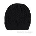 Stripe Beanies Blød strikket mansjet beanie cap vinter